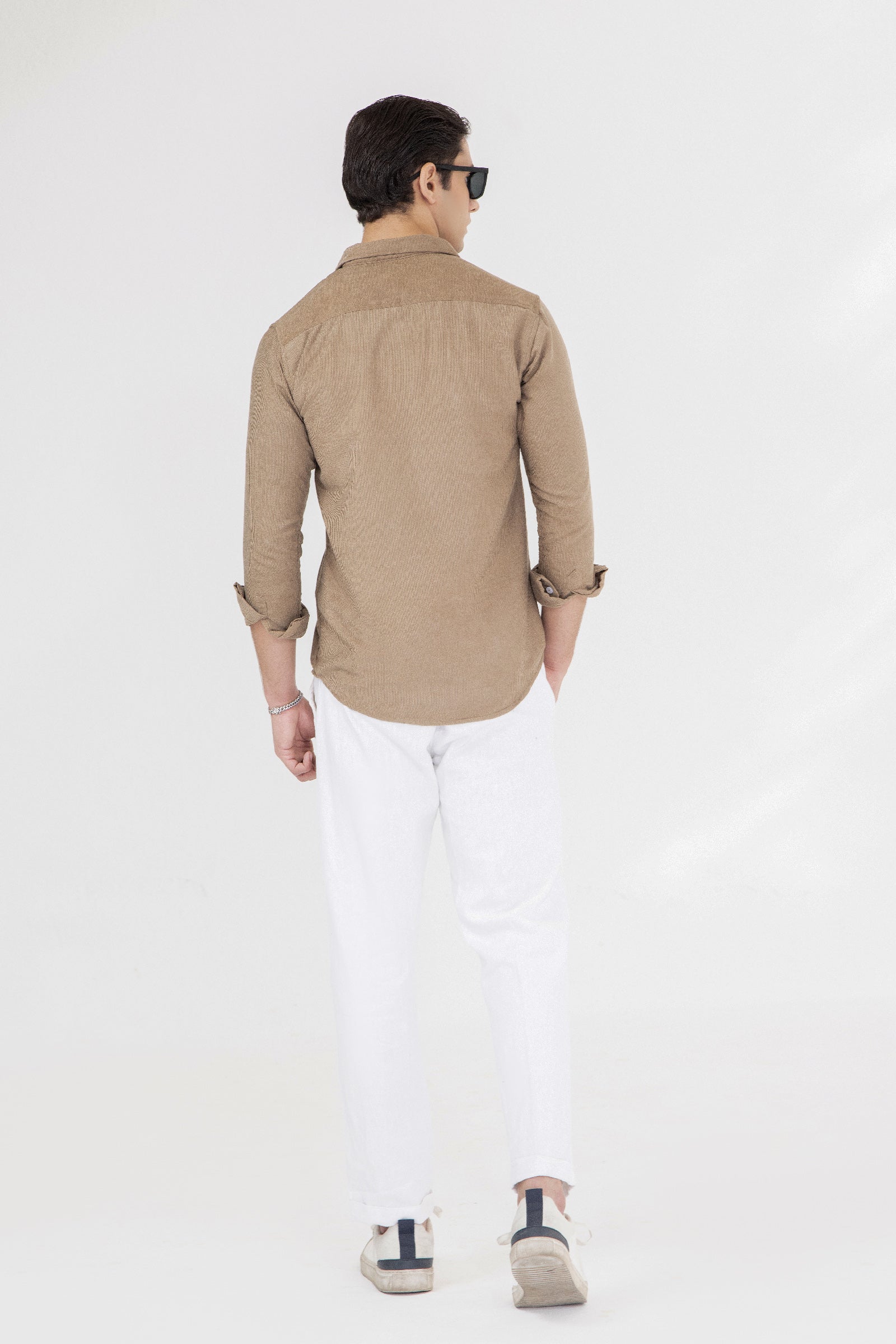 Caramel Velvet Coudoury Shirt