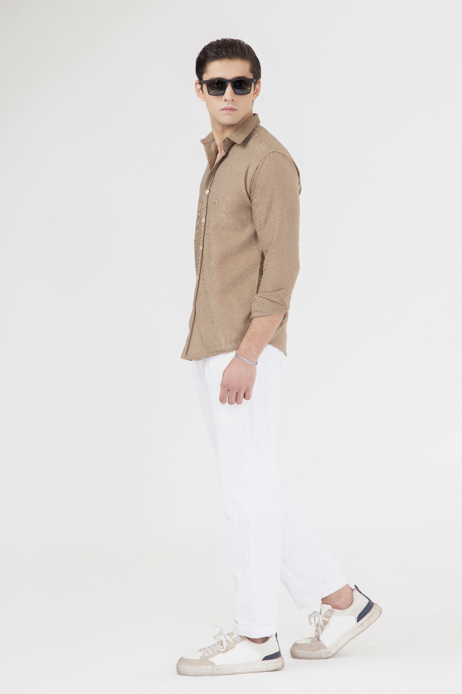 Caramel Velvet Coudoury Shirt