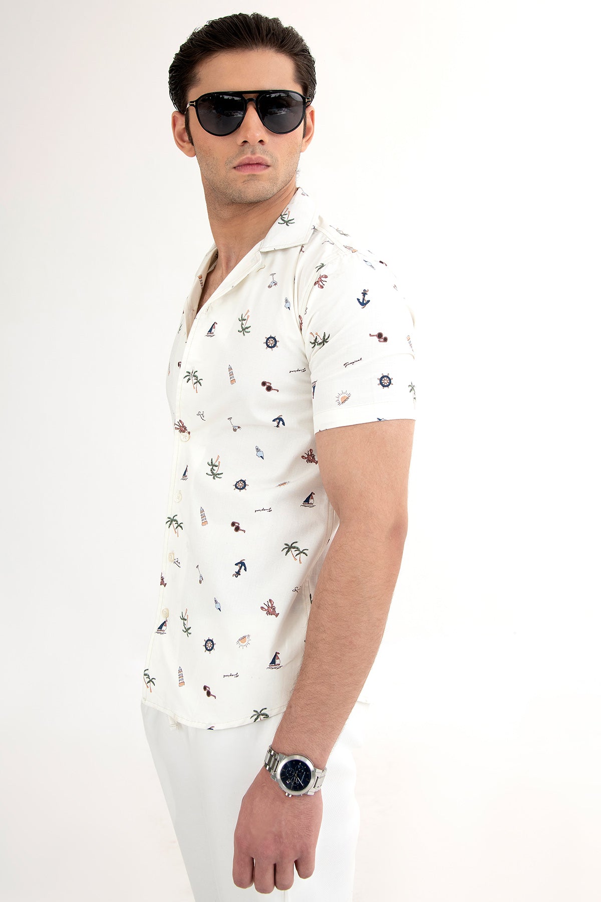 Printed Cuban Shirt