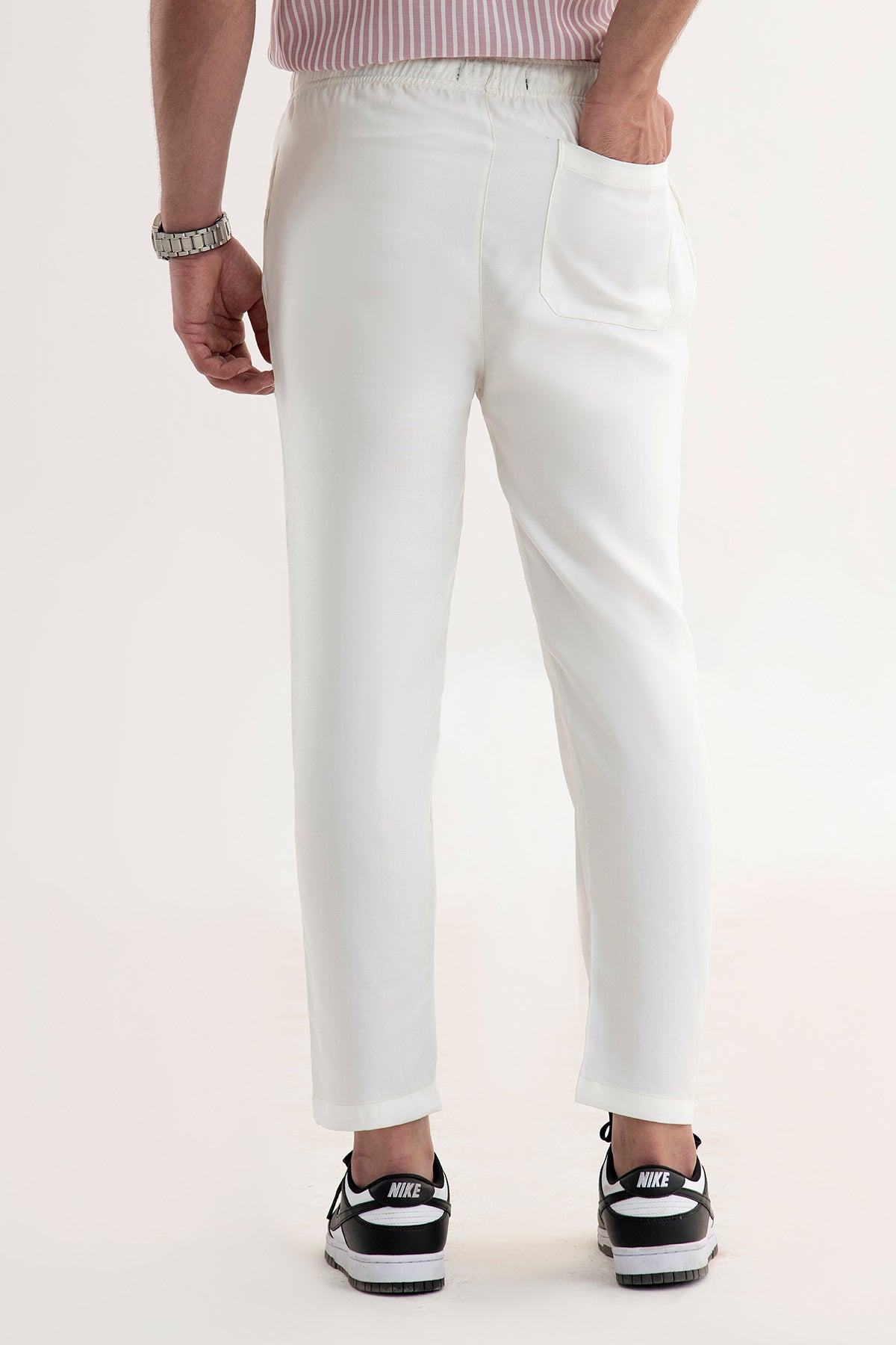 White Irish Linen trouser